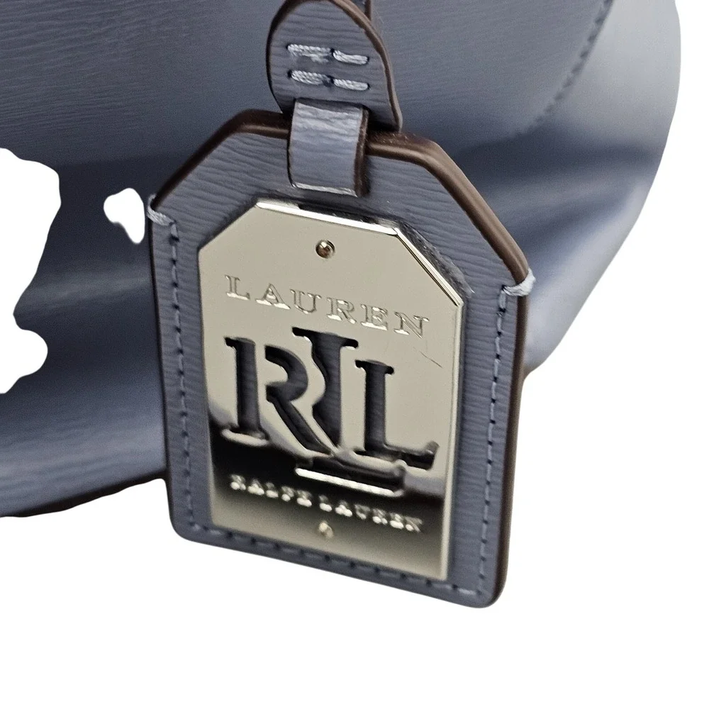 Ralph‎ Lauren Newbury Halee-tt3-med Blue Mist Medium Tote Bag Purse NWOB!